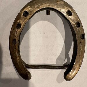 Gold Horseshoe Belt Buckle